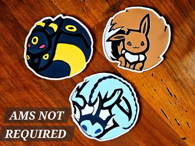 Eeveelution Pokémon Coasters III  - Set 3/3