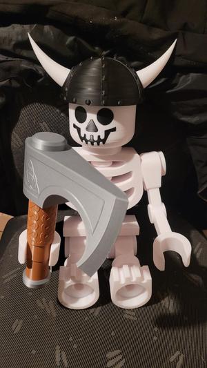 Viking-Style Axe for Mega Brick Skeleton