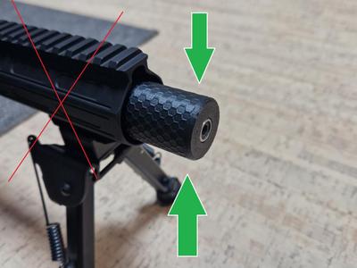 1/2x28 Overbarrel Silencer Mock-up