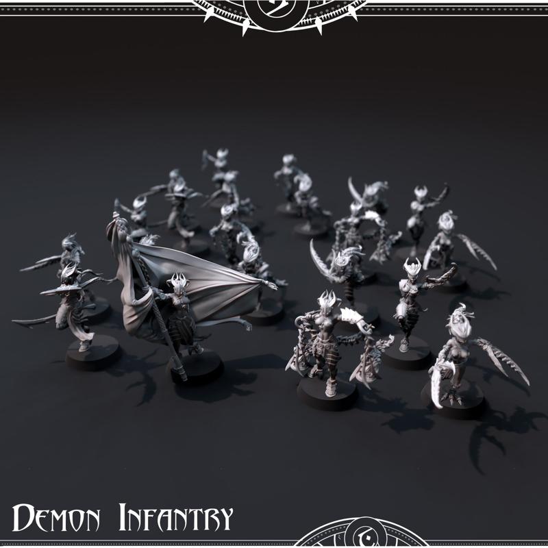 Demon Infantry - Daemon Damzels