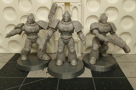 Cyberman Head & Torso only (Primaris Scale)