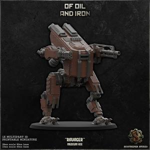  Ravager  Medium Rig | Dieselpunk Mech