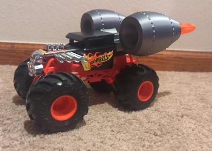 Hot Wheels Monster truck Bone Shaker booster add on.