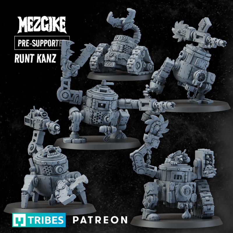 Runt kanz mob multi-pose set (pre-supported)