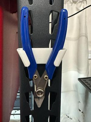 Flush cutter rack holder