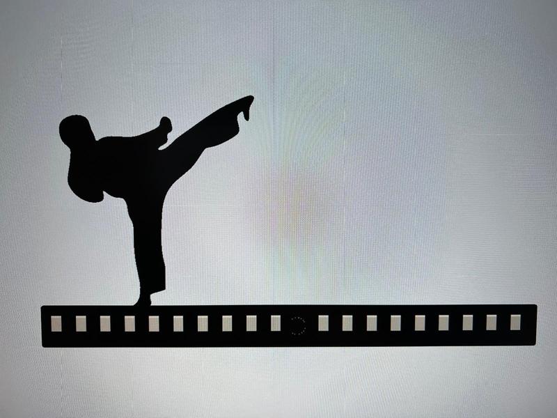 karate medal hanger 