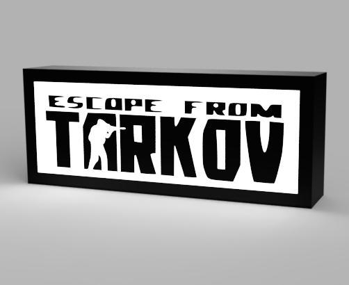 Escape From Tarkov black logo lightbox