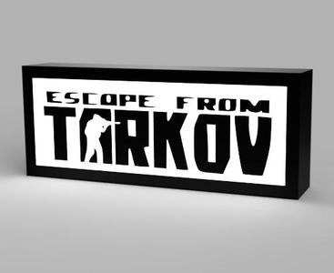 Escape From Tarkov black logo lightbox