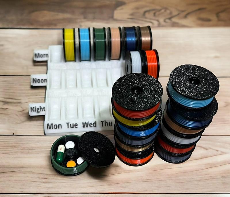 Filament pill box