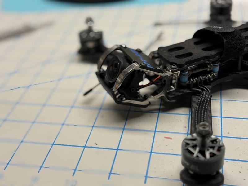 DJI O4 Pro Camera support and skid for Armattan Badger or Marmotte Wide Mode