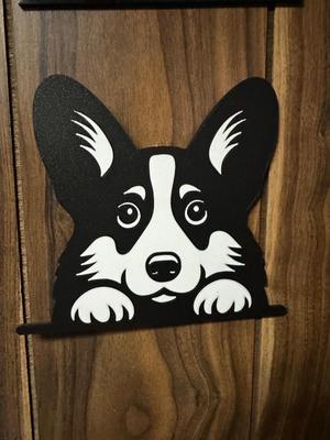 corgi front lightbox/ wall art