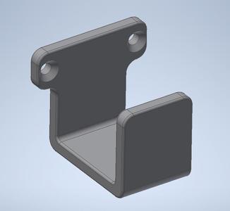 Cable Holder for 30x30 Aluminum Profile (Slot 8) – M5 Screw Mount – Stylish 3D Print (SILK)