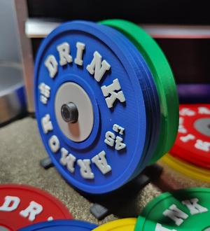 Weight Rack/ Coaster Holder for Drink Armor Silicone Coasters