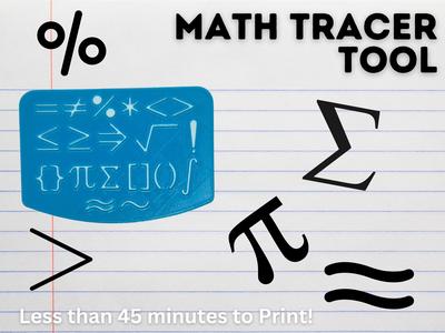 Math Symbols Tracer Tool