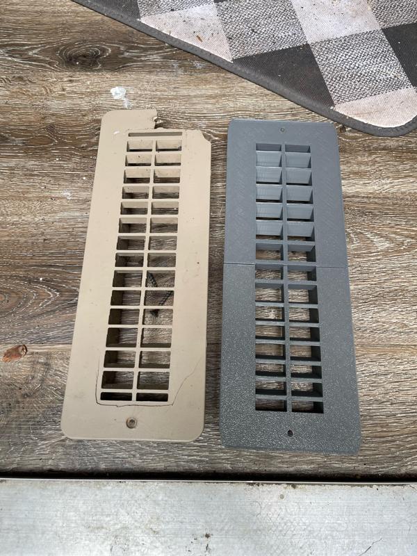 RV floor disposal vent