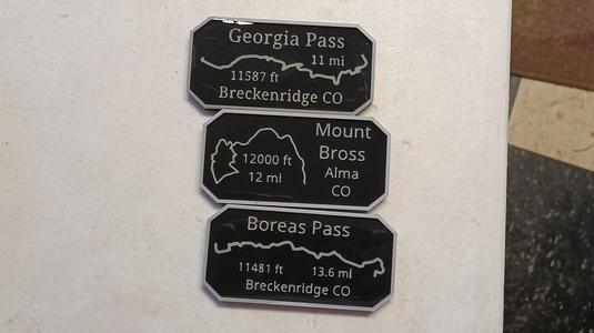 Maverick's Trail Badge Boreas Pass Breckenridge Colorado
