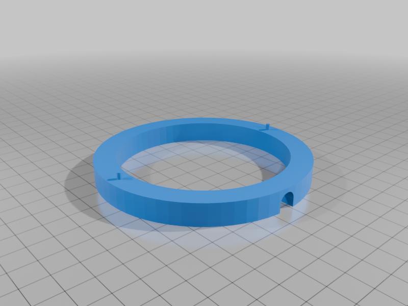 Spacer for EiTronics Ei650 smoke detector for use as a ceiling canopy
