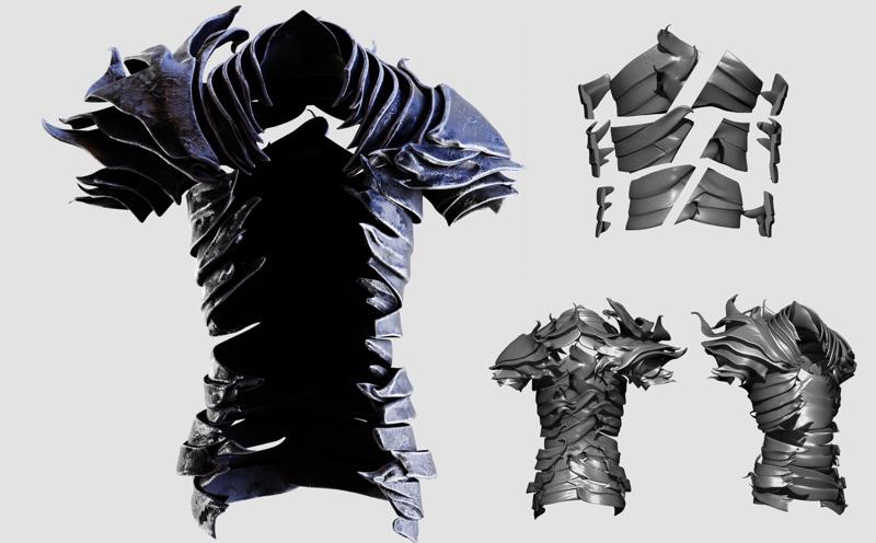 HEOLSTOR COSPLAY ARMOR And Pauldrons STL Print Ready Model  Fan Art
