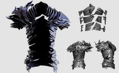 HEOLSTOR COSPLAY ARMOR And Pauldrons STL Print Ready Model  Fan Art