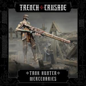 Trench Crusade - Communicant tank hunter (Female) - Mercenaries