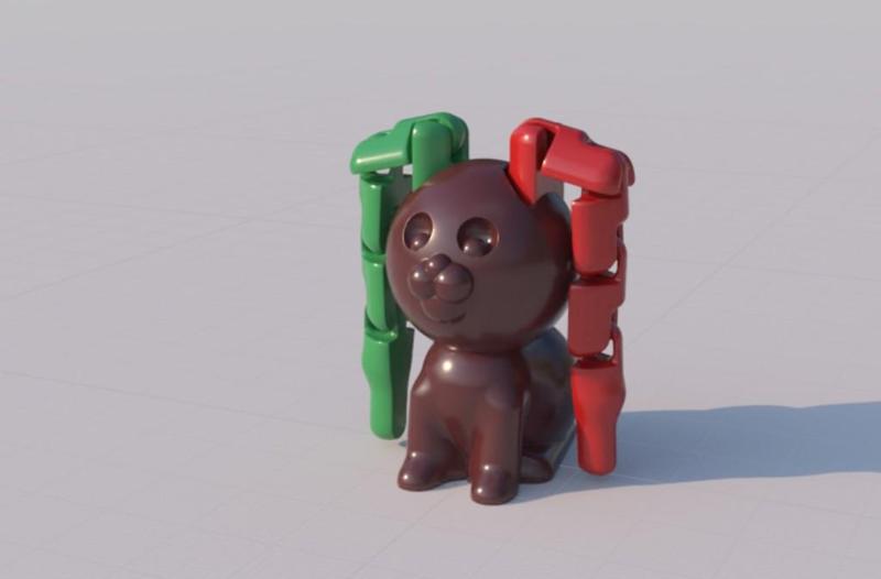Articulated Rabbit 3-Part Print
