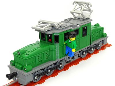 Crocodile locomotive with working brakes