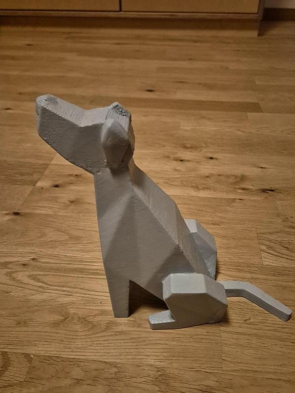 Low poly dog