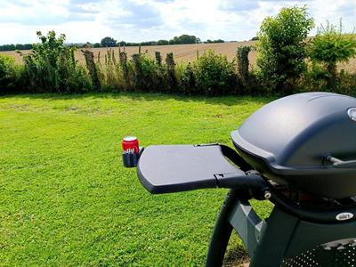 Beer holder for Weber Grill