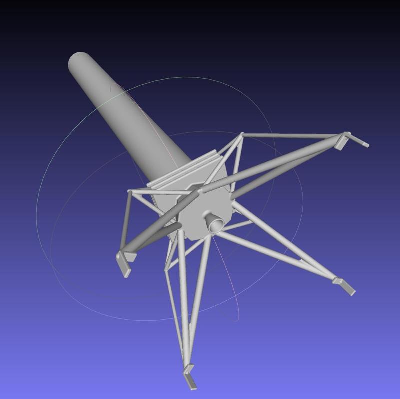Space X Grasshopper F9R Dev VTOL Test Rocket