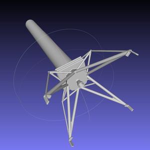 Space X Grasshopper F9R Dev VTOL Test Rocket