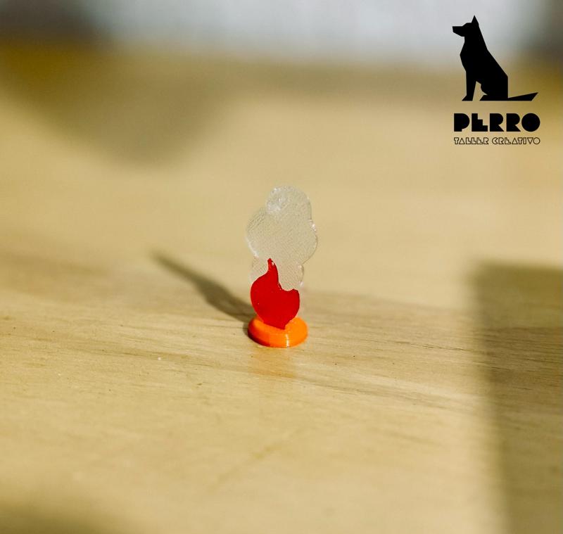 Flaming Wreckage Marker - Marcador de fuego y humo