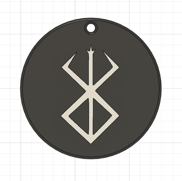 Berserk Sacrifice Symbol Keychain