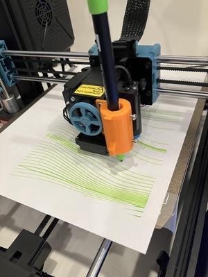 Pen Plotter attachment for the Sovol SV06