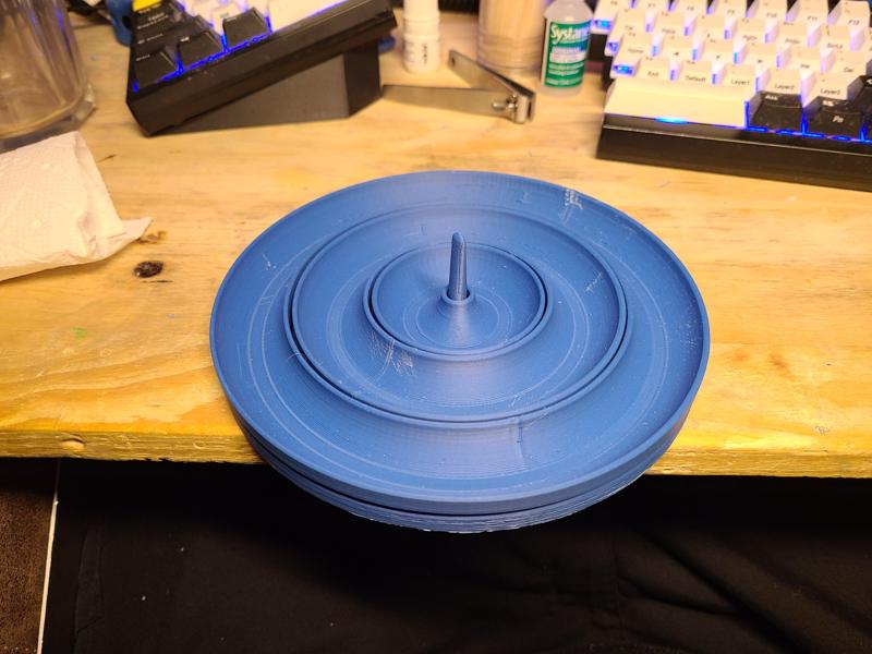 Bobbin trays with tray