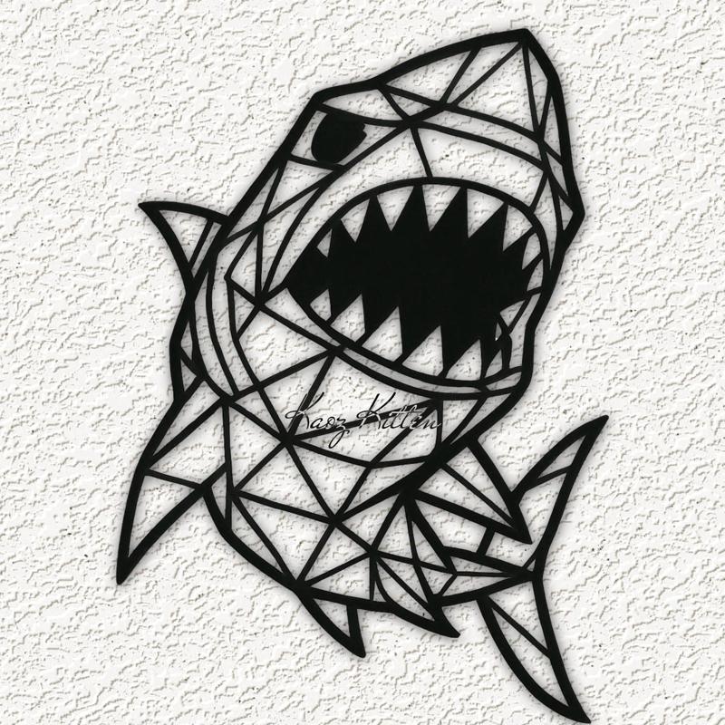 ocean shark 6 wall art home decor