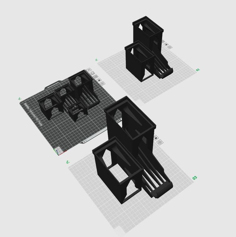 Improved Battery Dispenser and Height Extenders with Scaling for AA, AAA, C, and D batteries