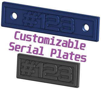 Customizable Serial Plates