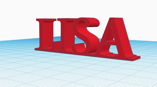 NAME TAG (LISA)