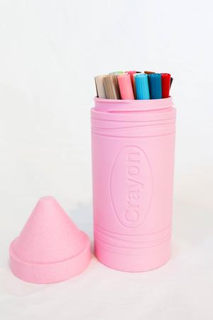 Crayon Container Desk Organizer