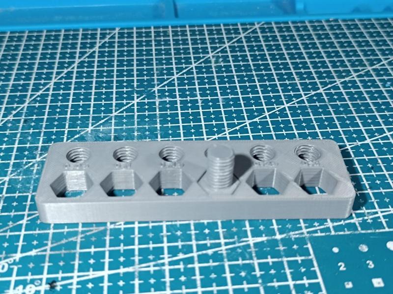 Thread and shape tolerance test
