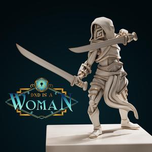 Ironborn Fighter - Onyx - 28/32mm and 75mm