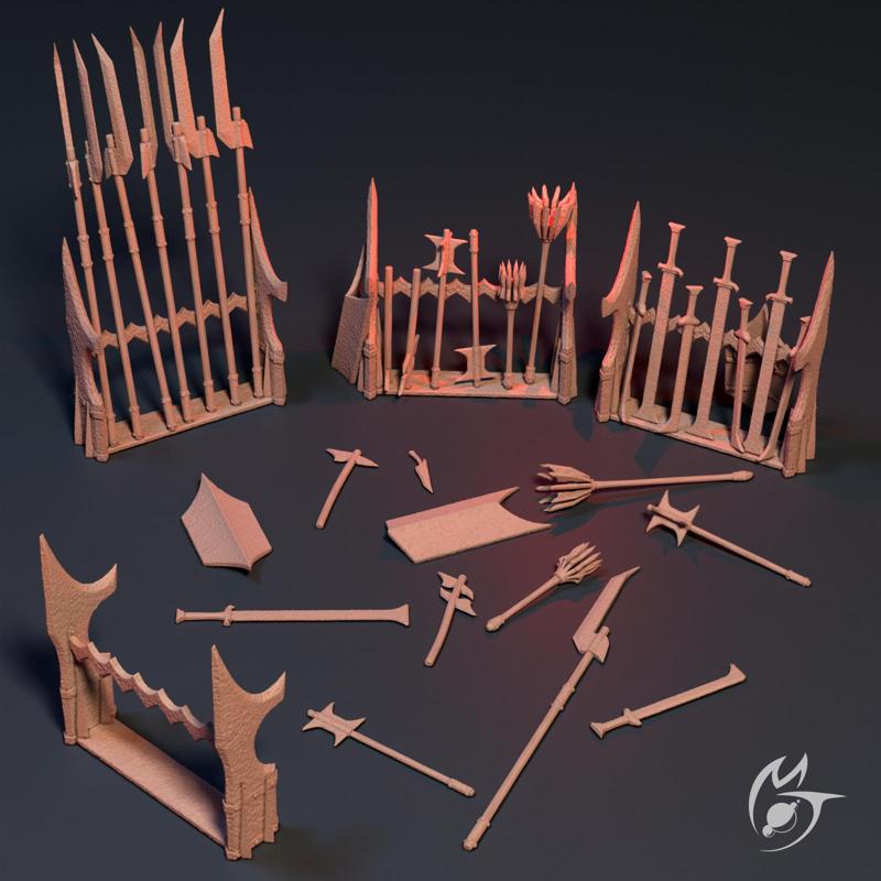 Iron Weapons Objects & Props