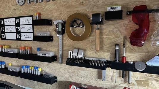 Storage and Organization racks for Makera CNC Tools