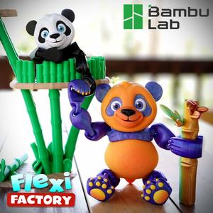 Public Release: Flexi Factory Bambu Lab Panda and Display