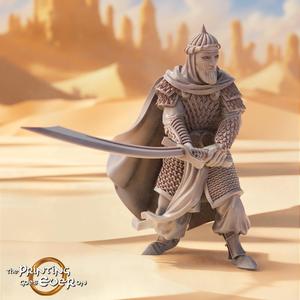 Arash, Emir of Scimitars - On Foot - Presupported