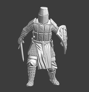 Medieval Swedish Knight - Battle at Neva River 1222