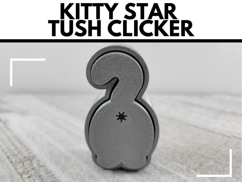 Cat Money Shot Star Bum-hole Fidget Clicker