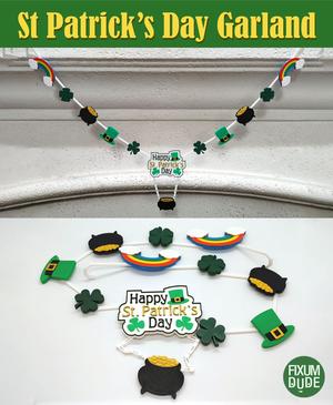 Snap Together St. Patrick's Day Garland