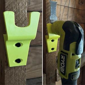 Ryobi 18v HP oscillating multitool wall mount   