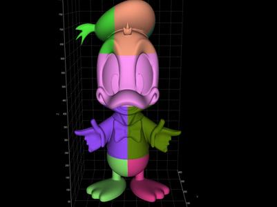 Life-Size Baby Donald Duck 3D Model